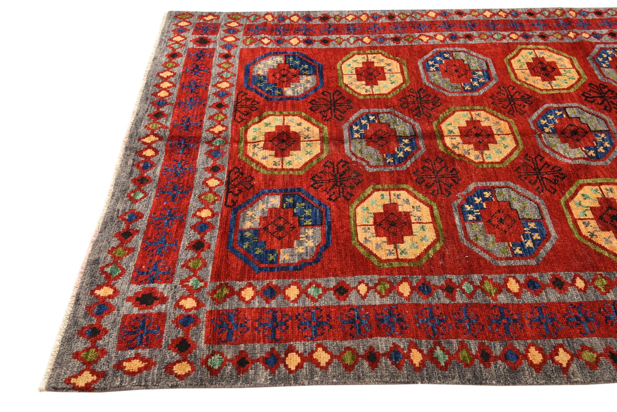 5' 6 x 8' 3 Hand Knotted Darya Wool Rug