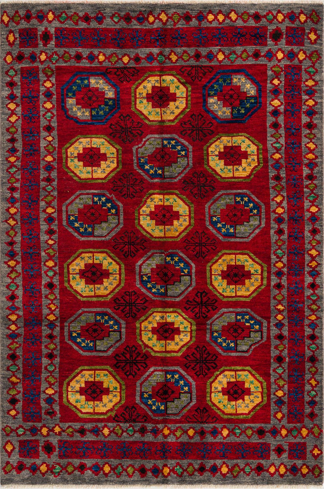 5' 6 x 8' 3 Hand Knotted Darya Wool Rug