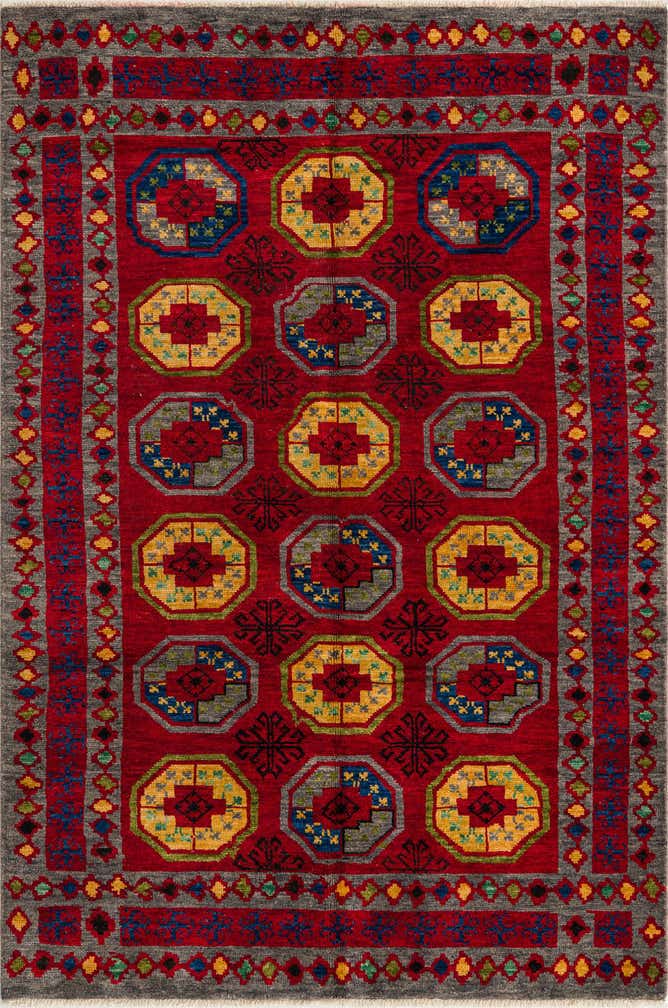 5' 6 x 8' 3 Hand Knotted Darya Wool Rug