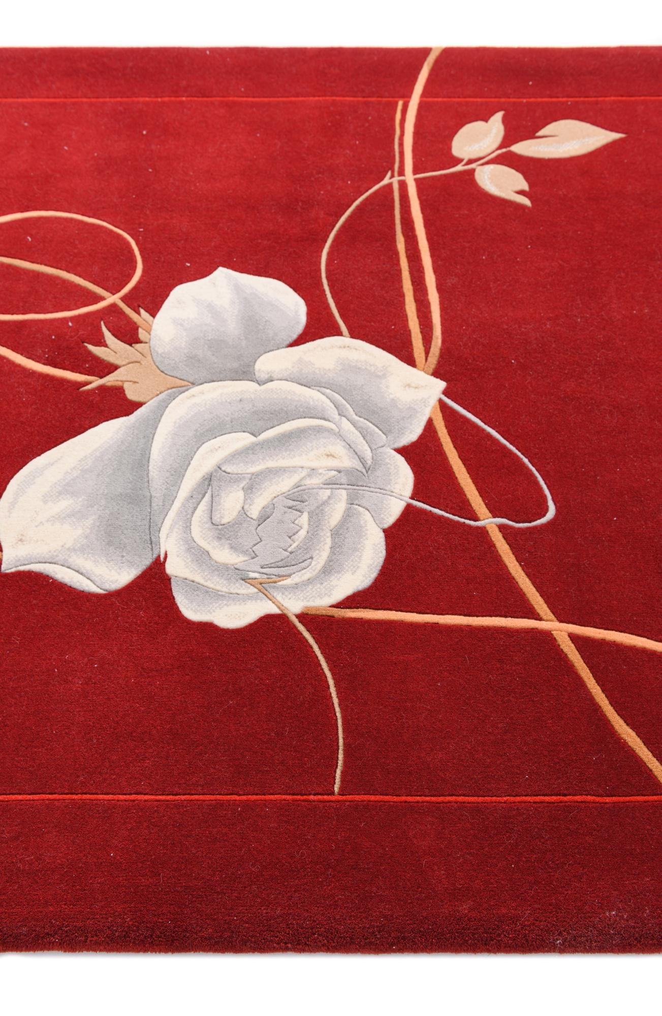 4' 11 x 6' 8 Hand Knotted Darya Wool Rug