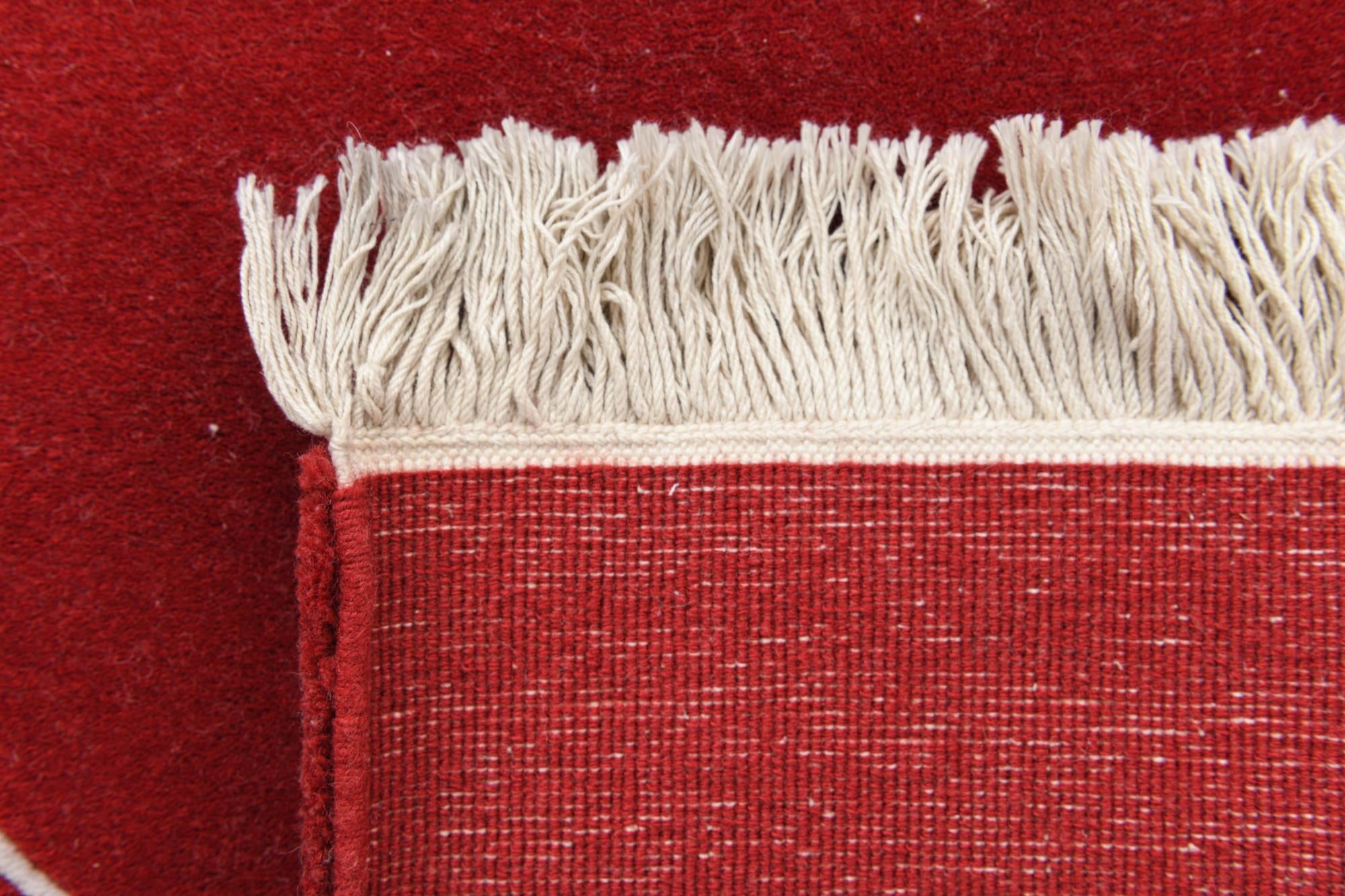 4' 11 x 6' 8 Hand Knotted Darya Wool Rug