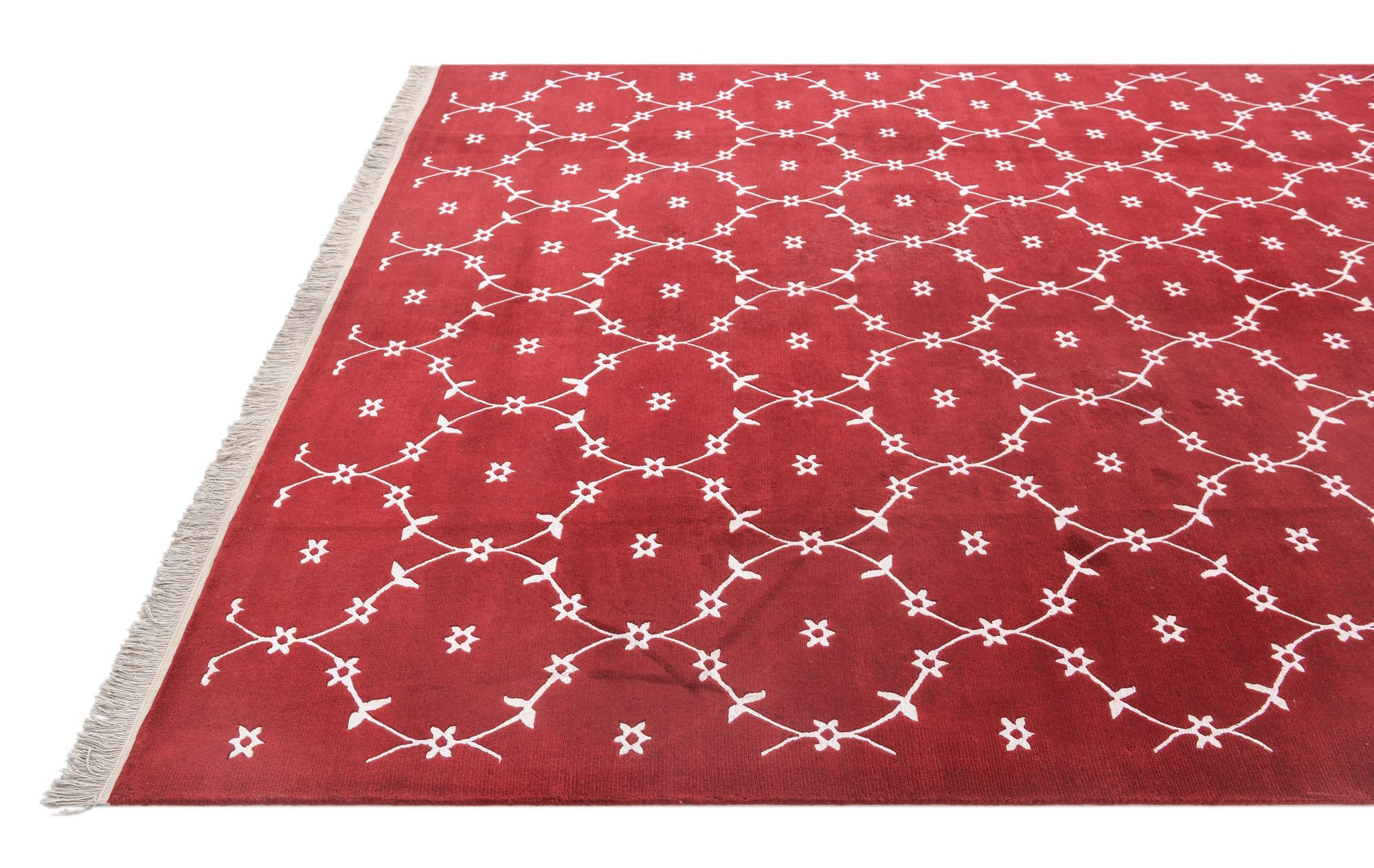 8' x 11' 5 Hand Knotted Darya Wool Rug