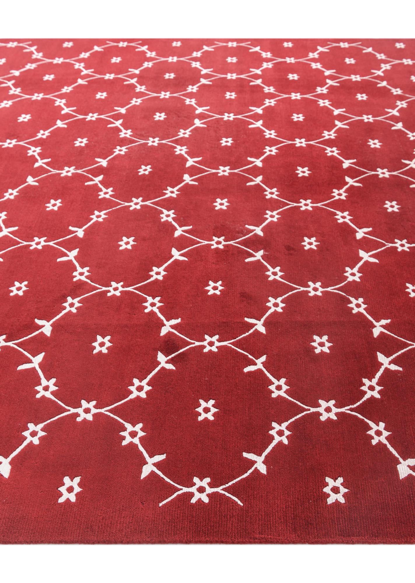 8' x 11' 5 Hand Knotted Darya Wool Rug