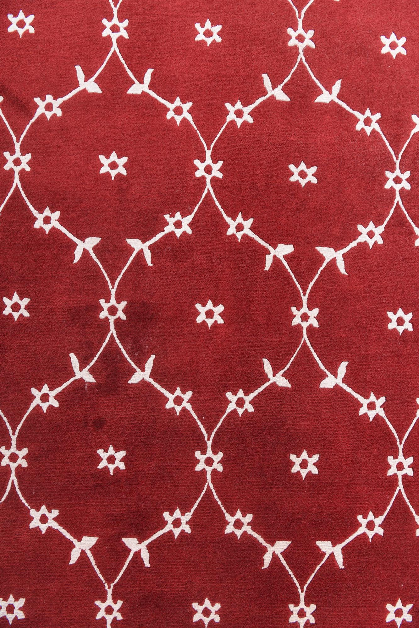 8' x 11' 5 Hand Knotted Darya Wool Rug