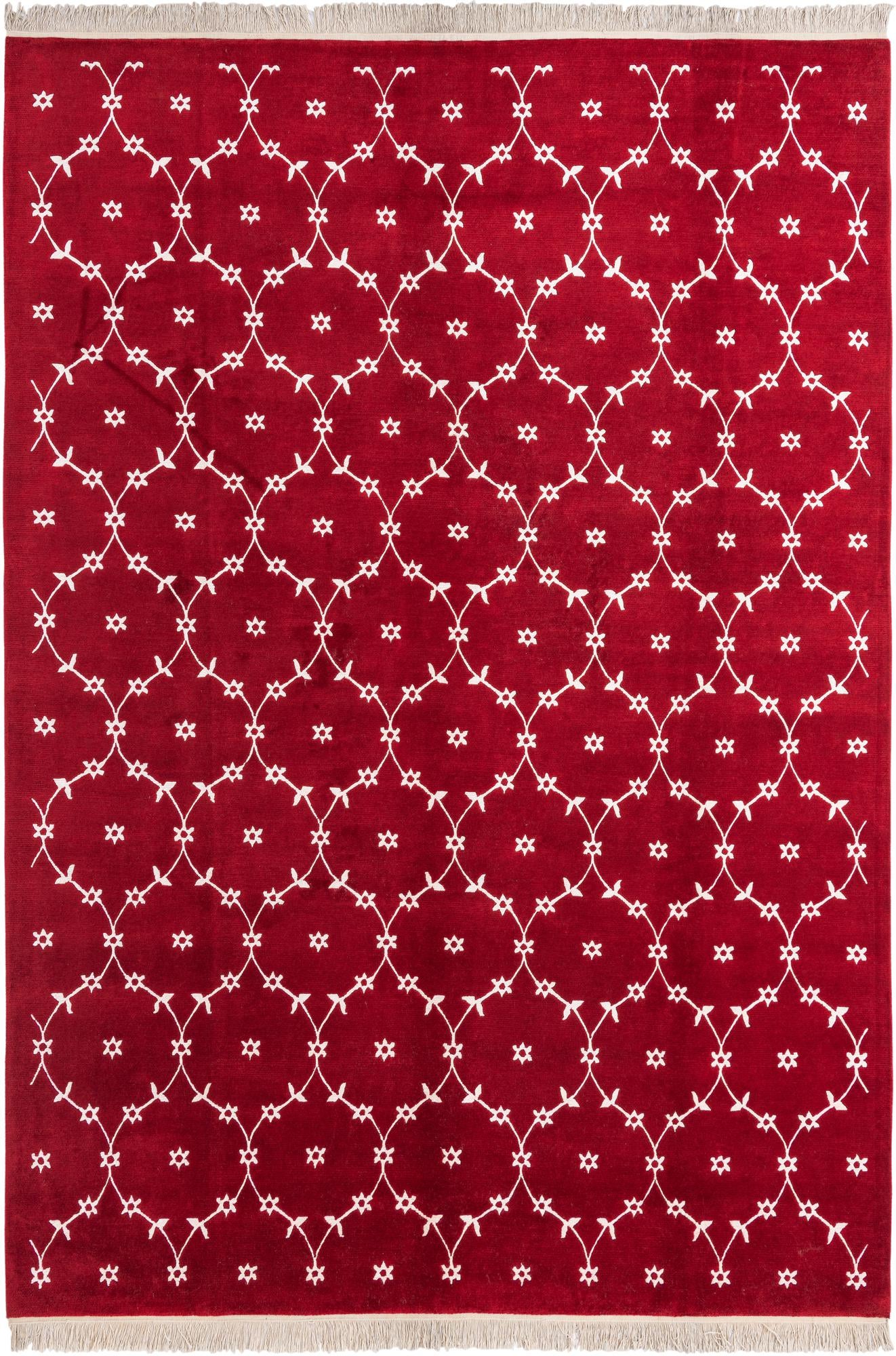 8' x 11' 5 Hand Knotted Darya Wool Rug