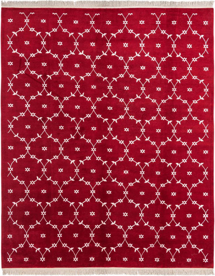 Detail image of 8' x 11' 5 Hand Knotted Darya Wool Rug