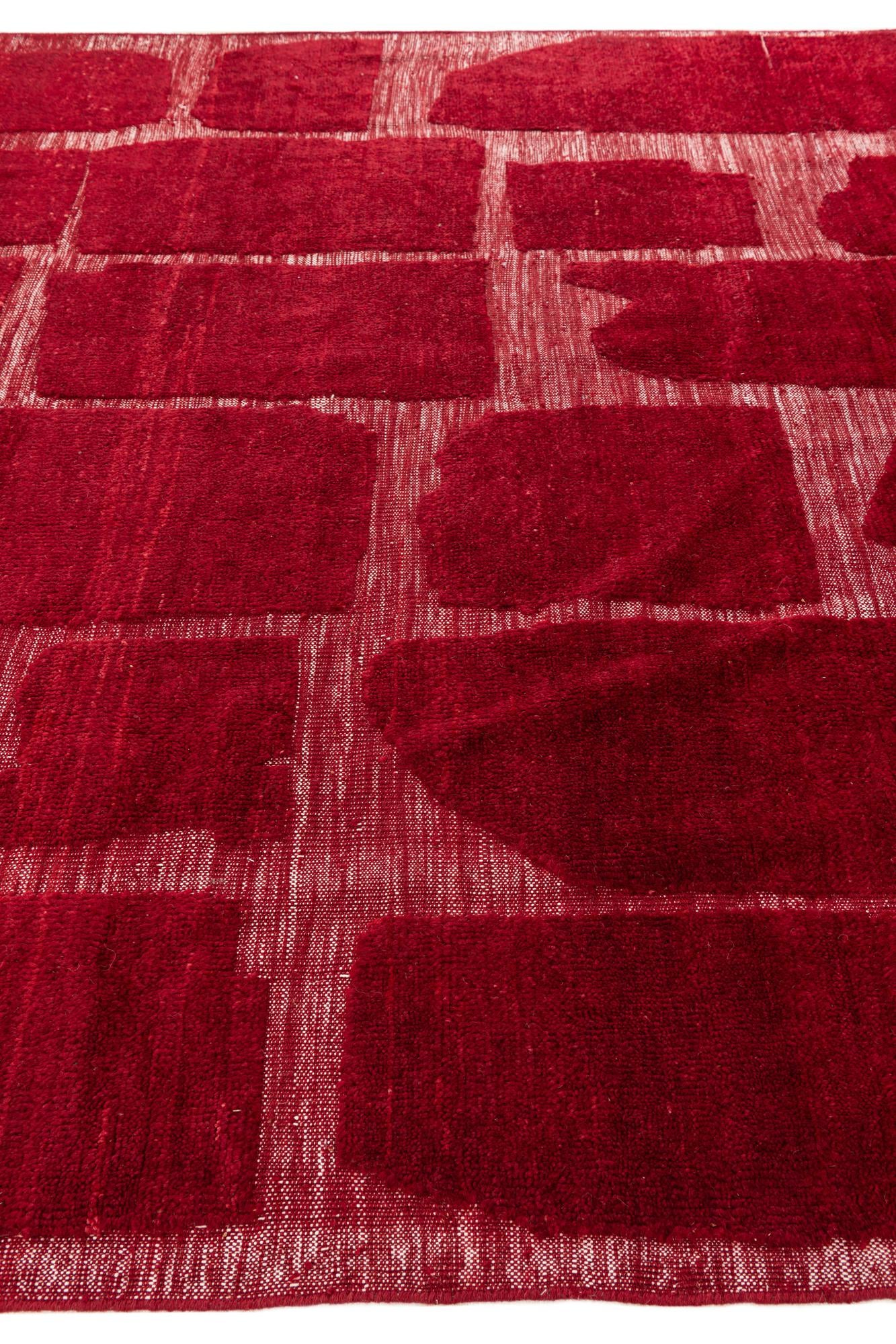 8' x 9' 5 Hand Knotted Darya Wool Rug