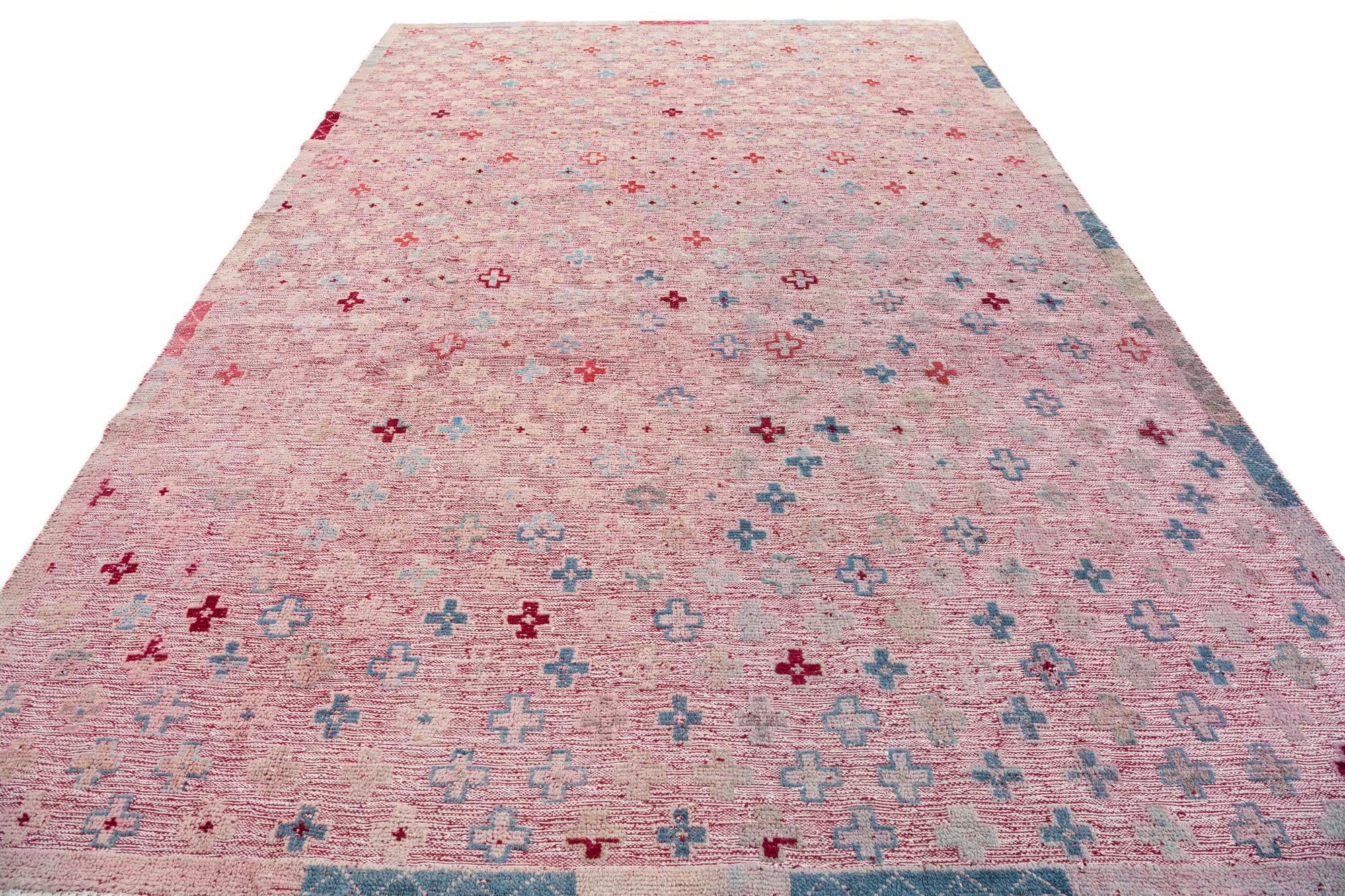 8' x 12' 1 Hand Knotted Darya Wool Rug