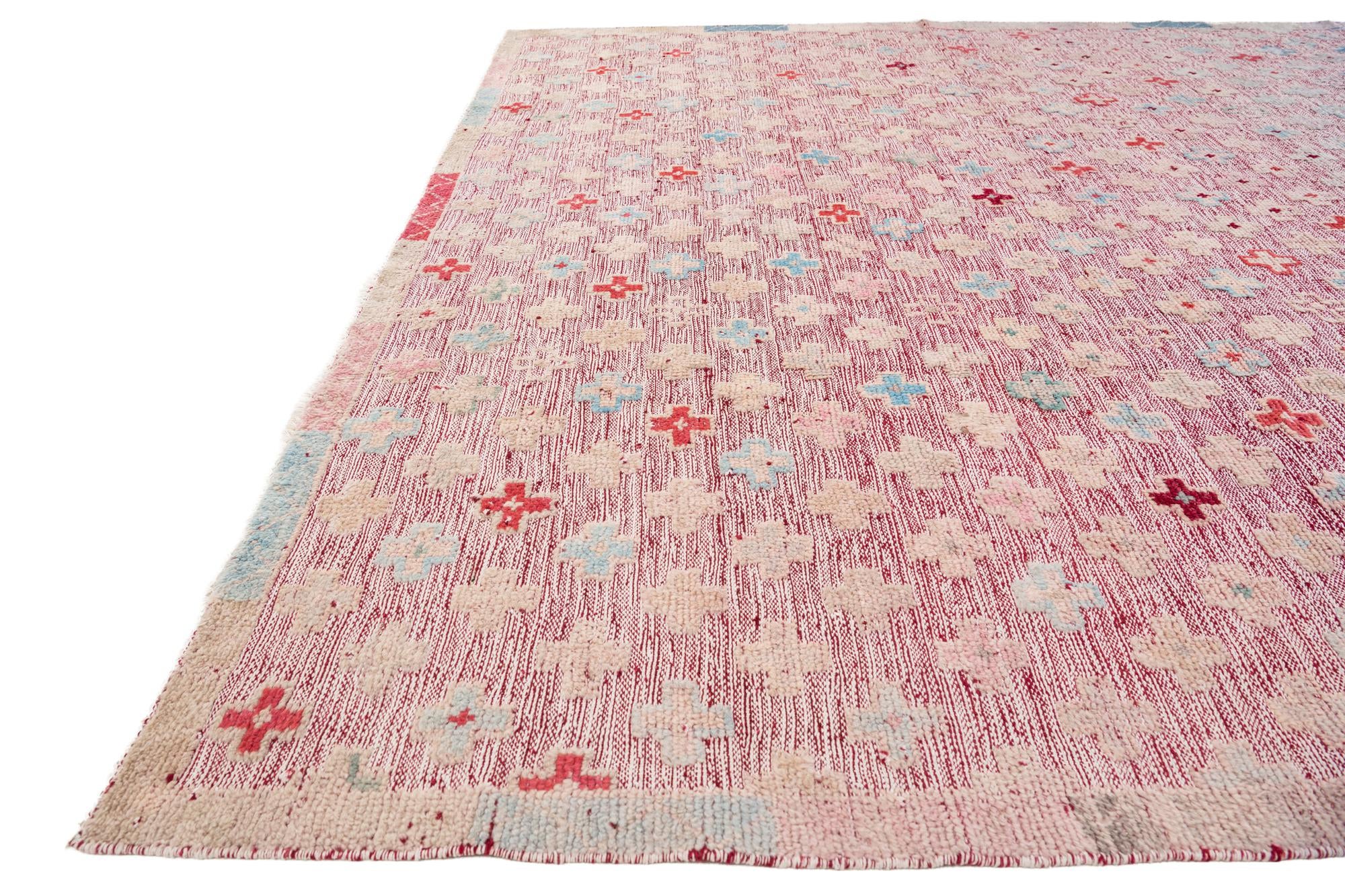 8' x 12' 1 Hand Knotted Darya Wool Rug