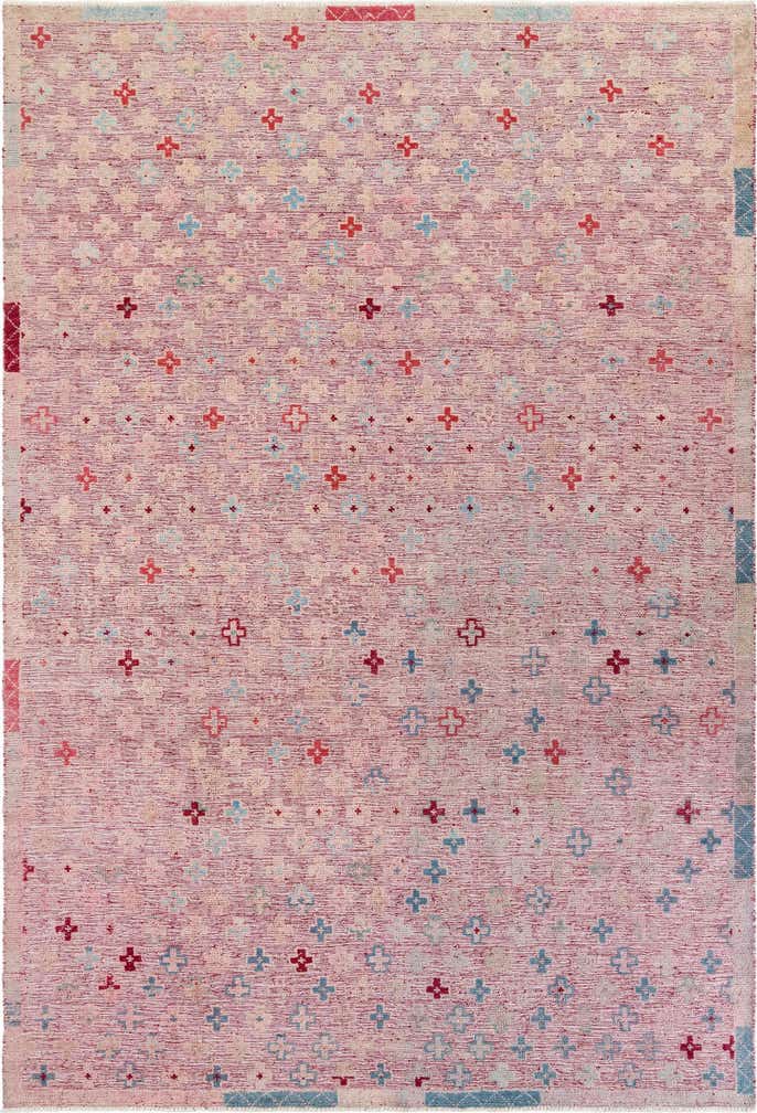 8' x 12' 1 Hand Knotted Darya Wool Rug