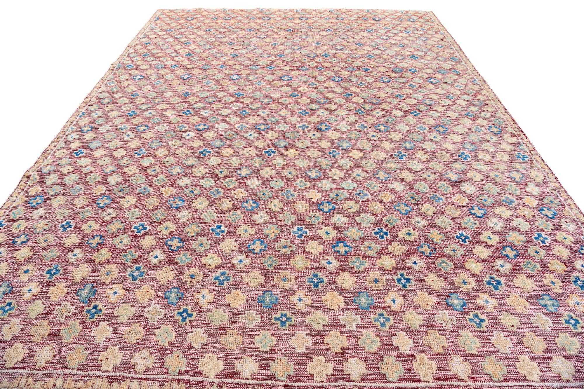 8' 10 x 11' 10 Hand Knotted Darya Wool Rug