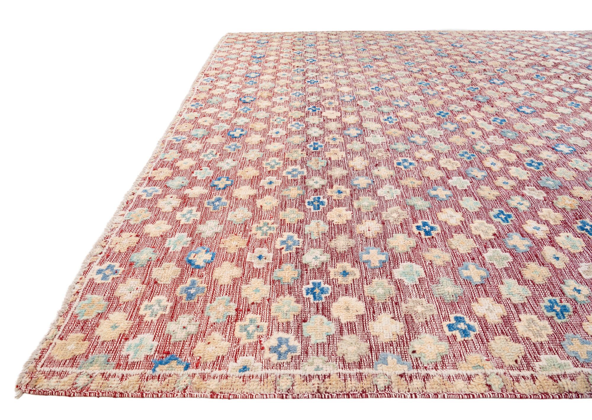 8' 10 x 11' 10 Hand Knotted Darya Wool Rug