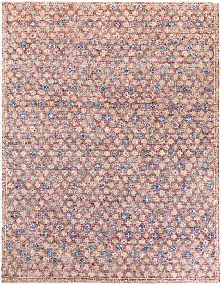 Detail image of 8' 10 x 11' 10 Hand Knotted Darya Wool Rug