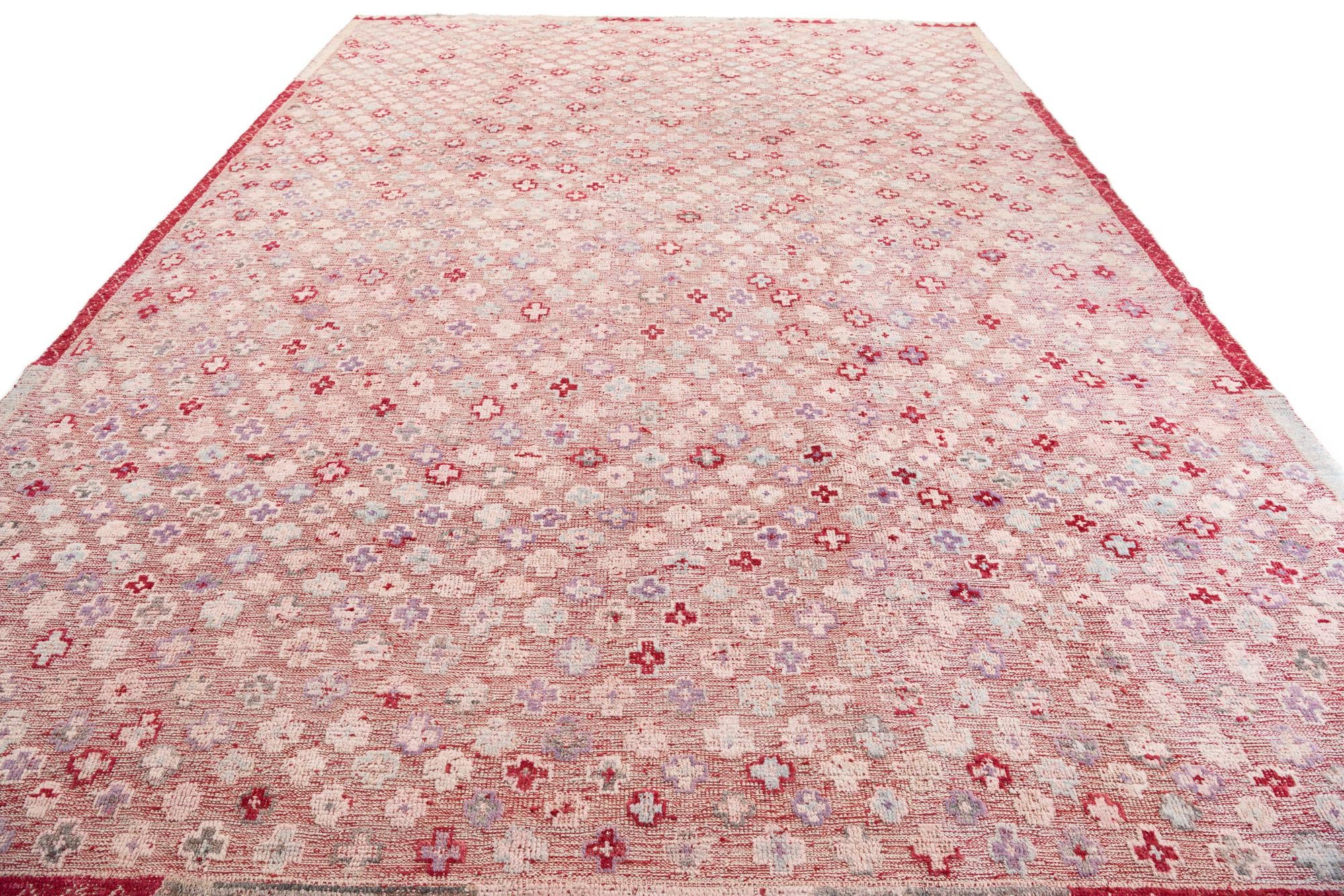 10' 8 x 14' 2 Hand Knotted Darya Wool Rug