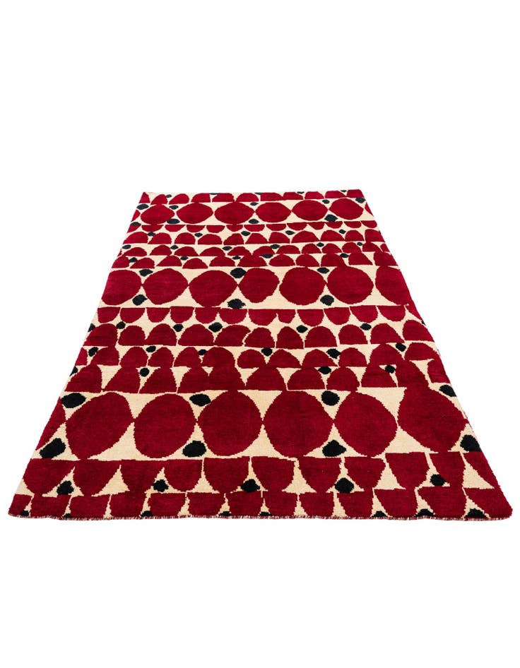 Detail image of 5' 3 x 8' 1 Hand Knotted Darya Wool Rug