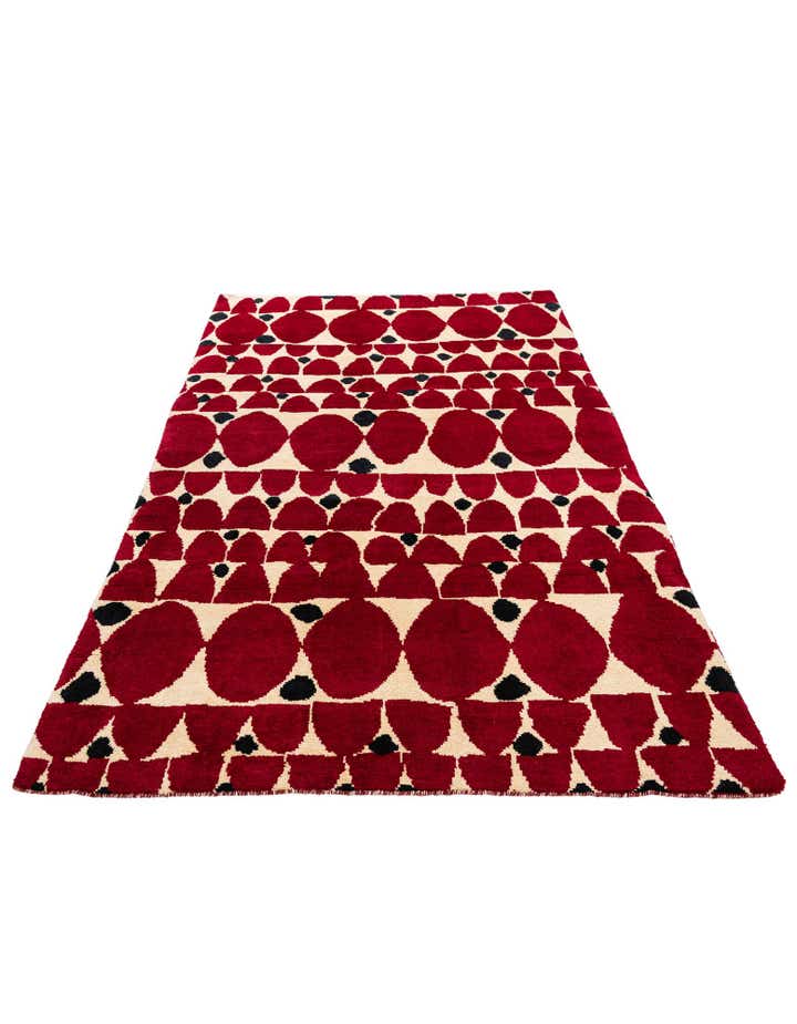 5' 3 x 8' 1 Hand Knotted Darya Wool Rug