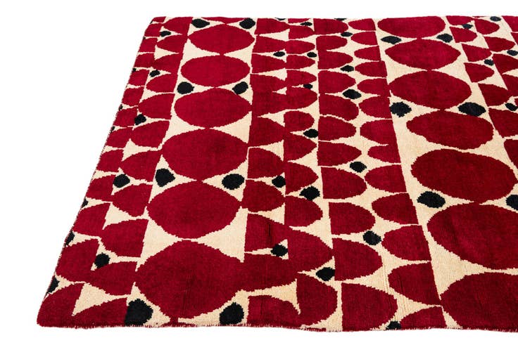 Detail image of 5' 3 x 8' 1 Hand Knotted Darya Wool Rug