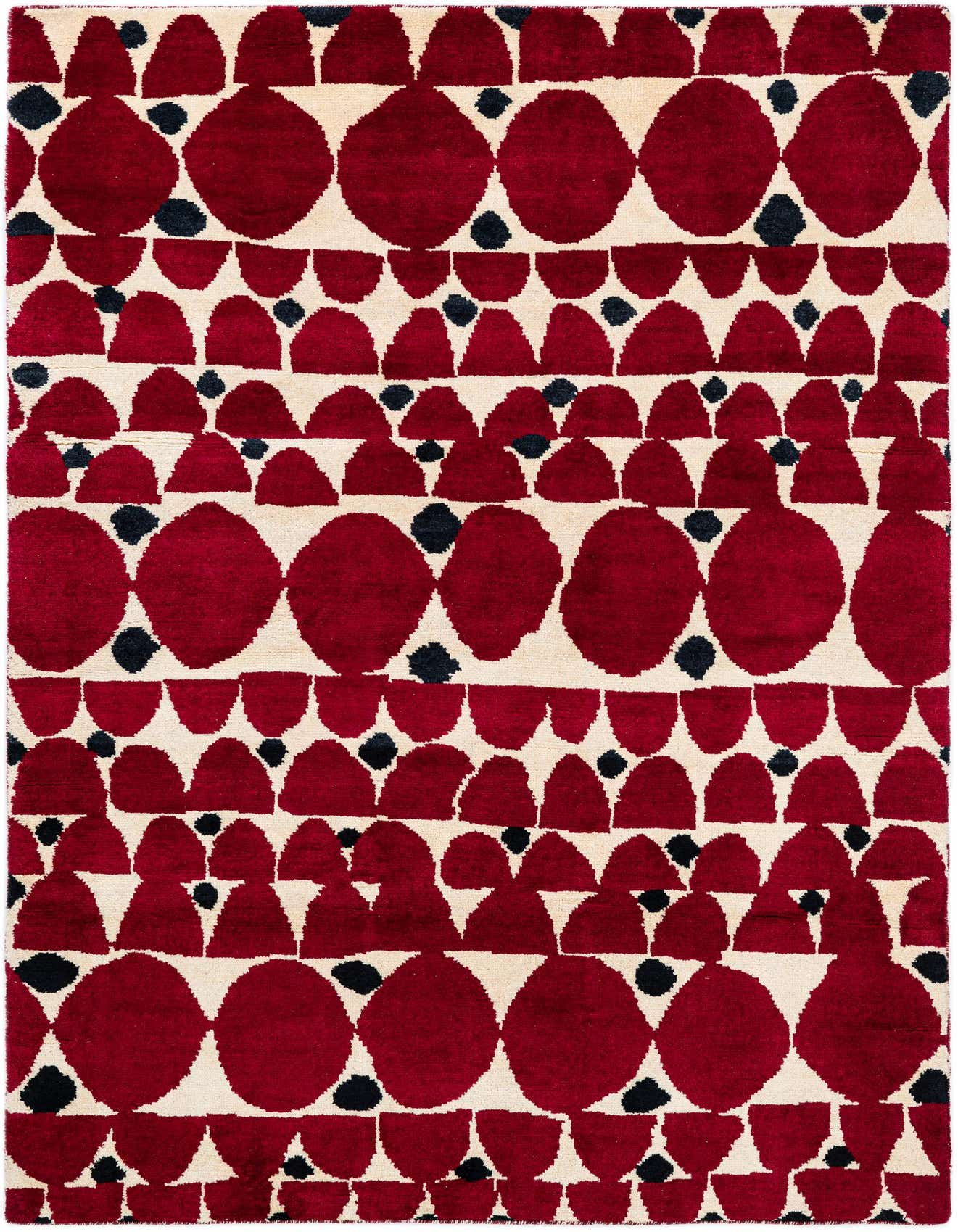 5' 3 x 8' 1 Hand Knotted Darya Wool Rug