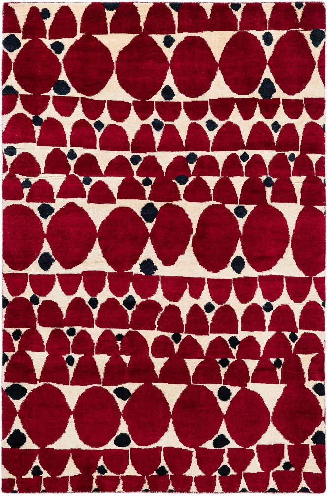 5' 3 x 8' 1 Hand Knotted Darya Wool Rug