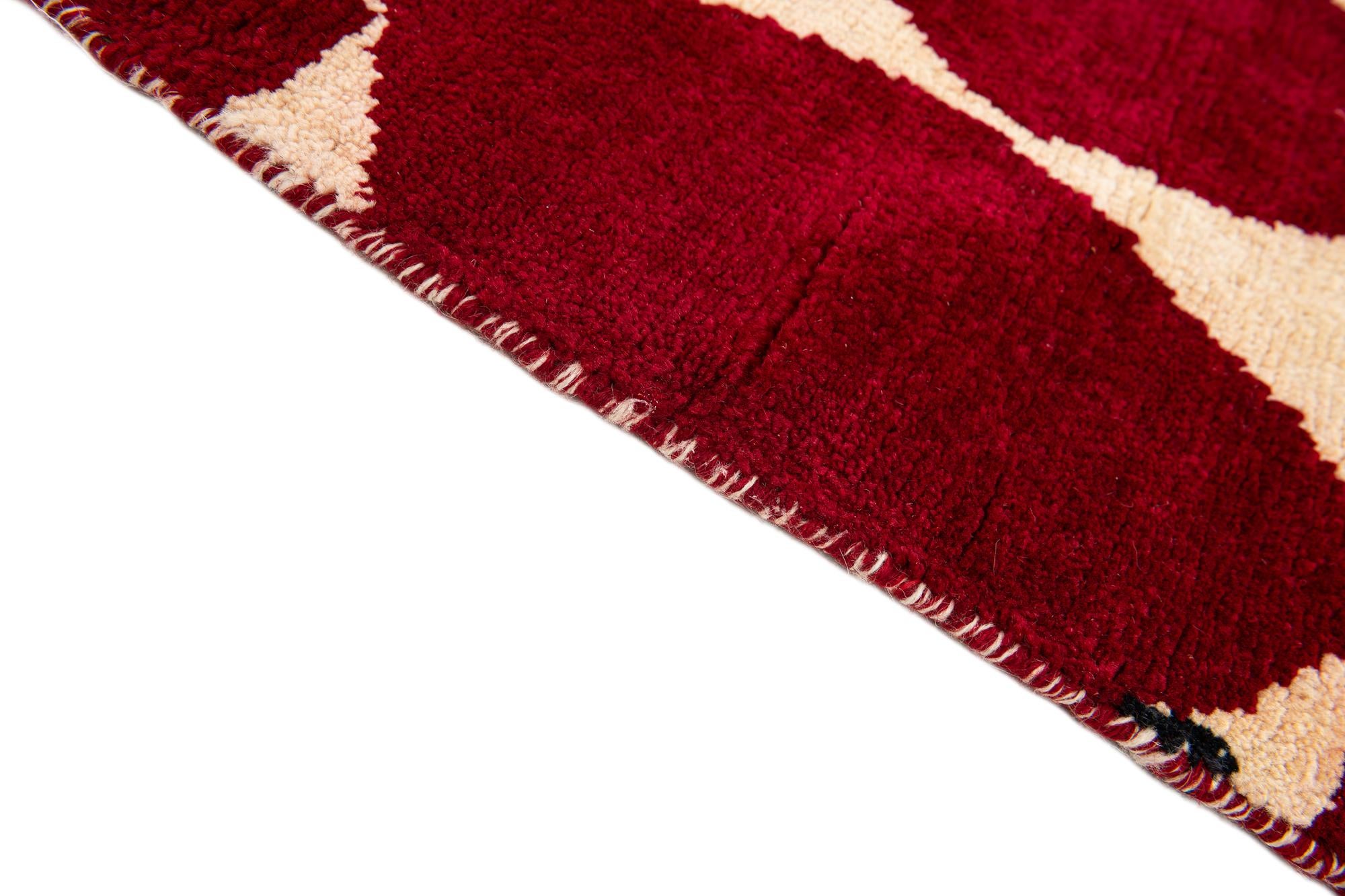 5' 4 x 8' Hand Knotted Darya Wool Rug