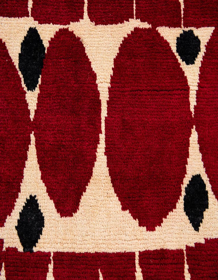 Detail image of 5' 4 x 8'  Hand Knotted Darya Wool Rug