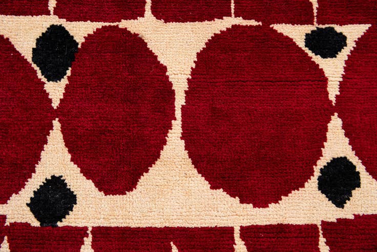 Detail image of 5' 4 x 8' Hand Knotted Darya Wool Rug