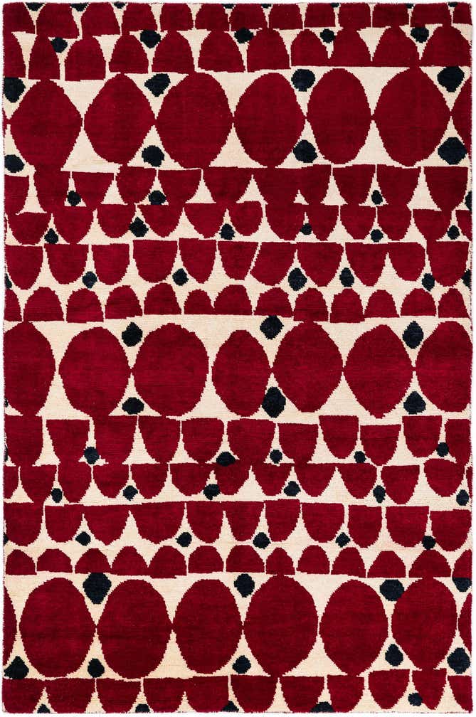 5' 4 x 8' Hand Knotted Darya Wool Rug