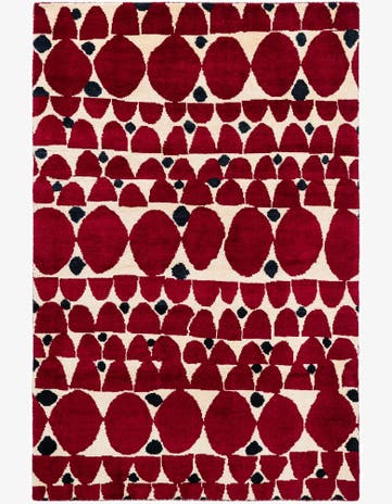 5' 3 x 8' 1 Hand Knotted Darya Wool Rug