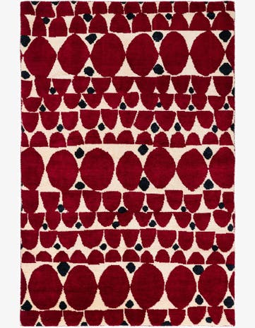 5' 4 x 8' Hand Knotted Darya Wool Rug