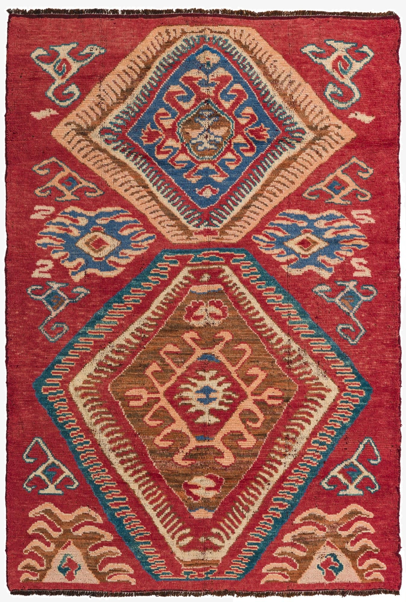 5' 8 x 8' Hand Knotted Darya Wool Rug