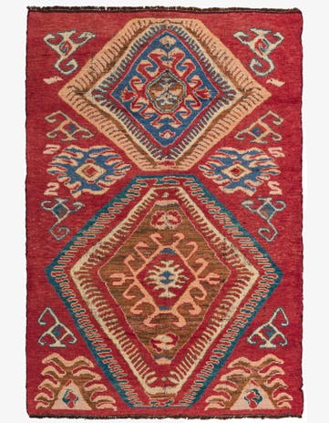 5' 8 x 8' Hand Knotted Darya Wool Rug