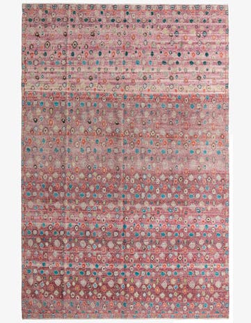 9' 11 x 14' 10 Hand Knotted Darya Wool Rug