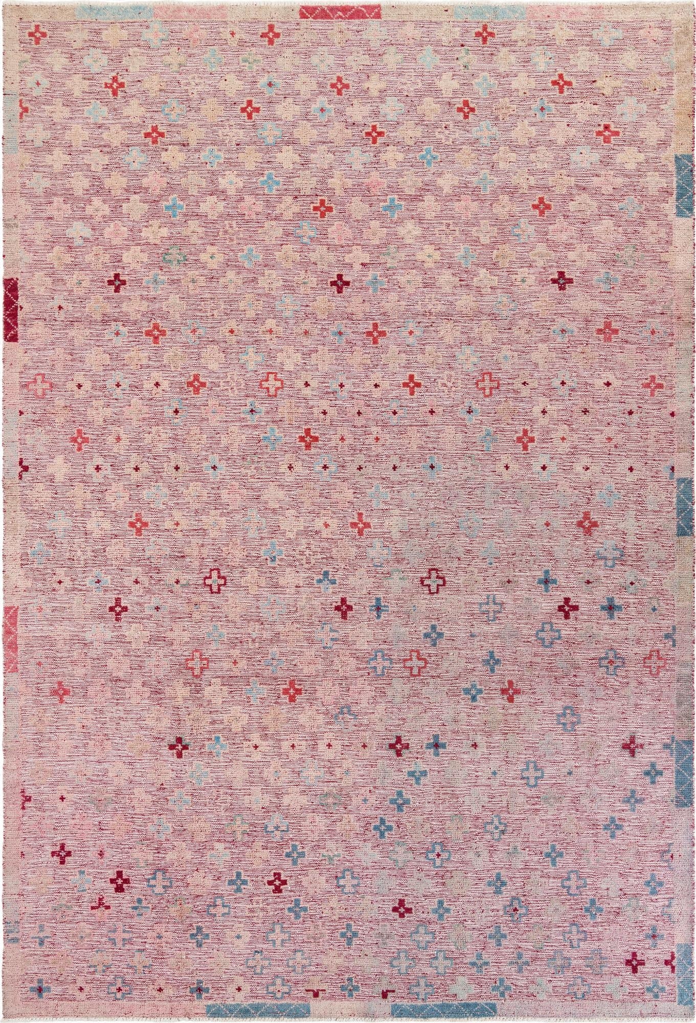 8' x 12' 1  Hand Knotted Darya Wool Rug