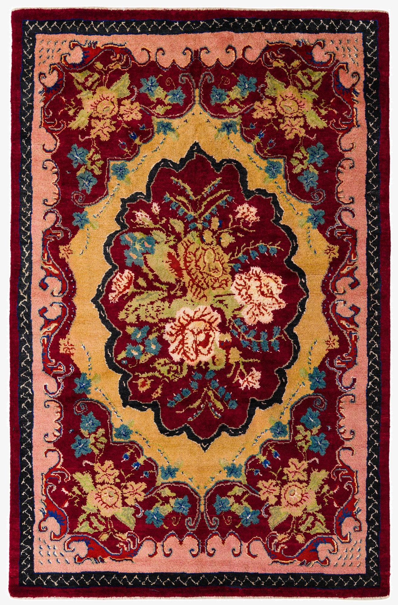 6' 5 x 9' 9  Hand Knotted Darya Rug