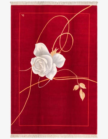 6' 8 x 9' 11 Hand Knotted Darya Wool Rug