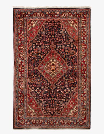 4' 6 x 7' 2 Hand Knotted Djosan Persian Wool Rug