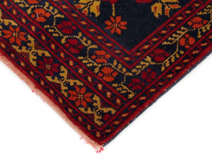 1' 8 x 4' 11 Hand Knotted Door surround Wool Rug