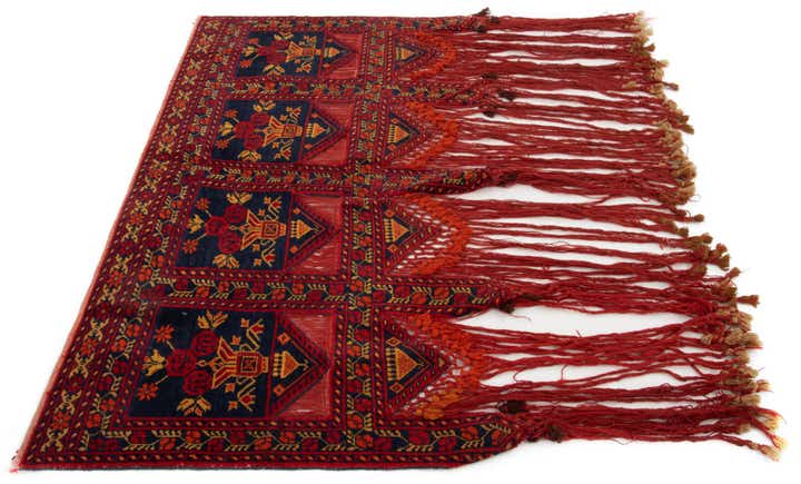 1' 8 x 4' 11 Hand Knotted Door surround Wool Rug