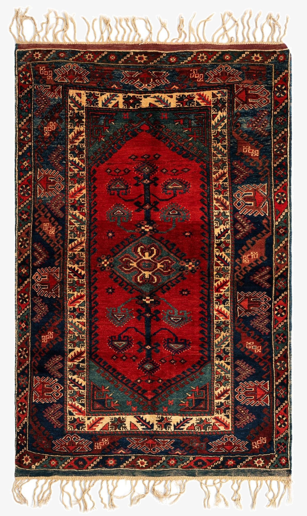 4' x 5' 11 Dosemealti Wool Rug