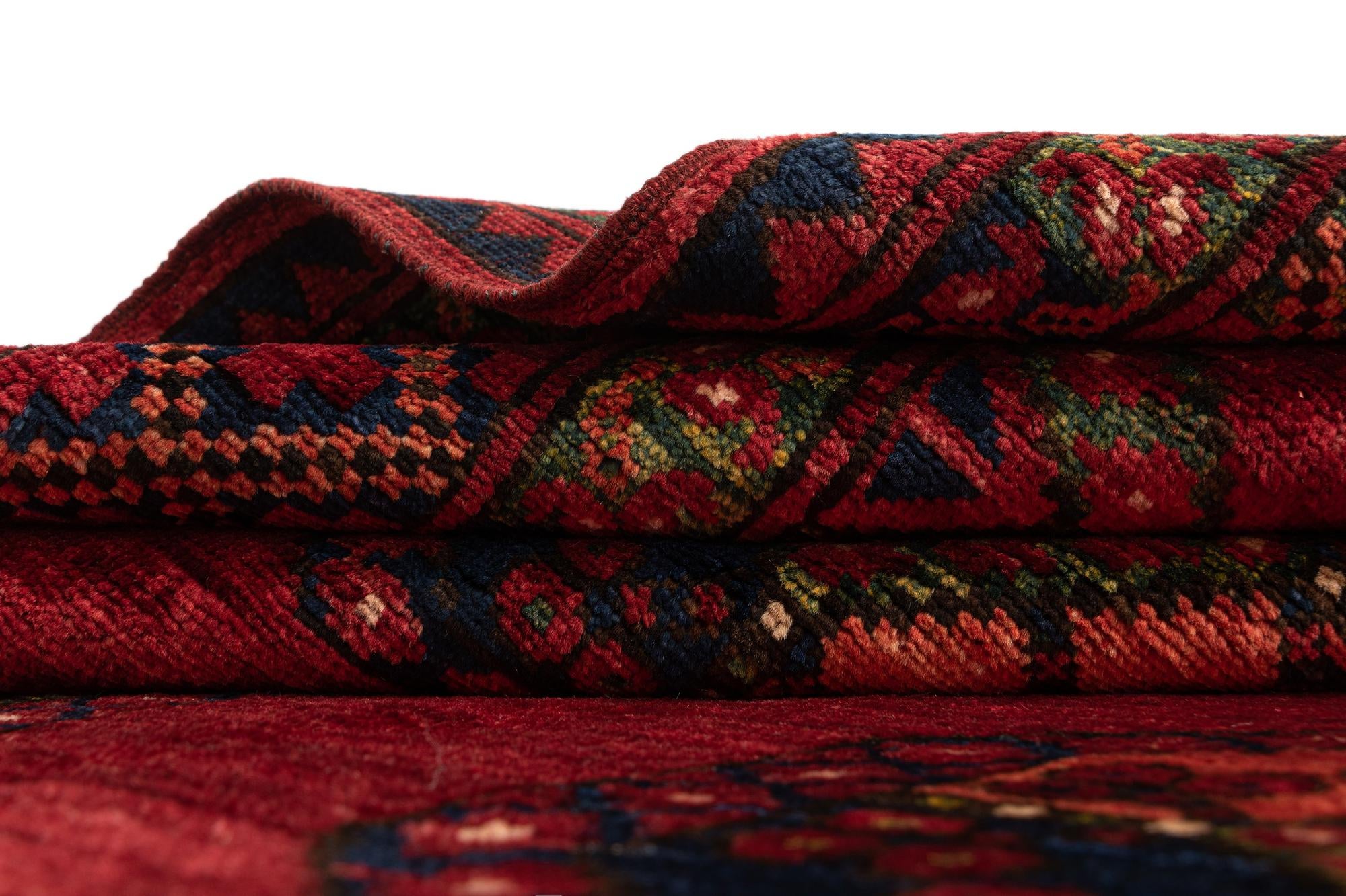 4' 11 x 6' 6 Ersari Afghan Wool Rug