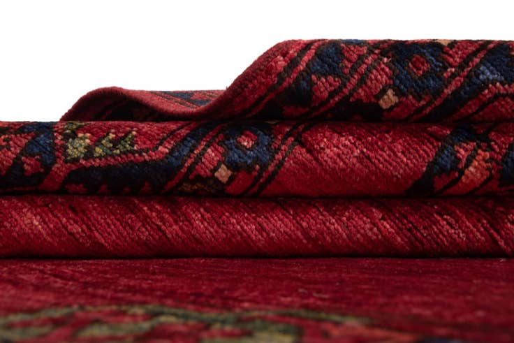 Detail image of 5' x 7' Ersari Afghan Wool Rug