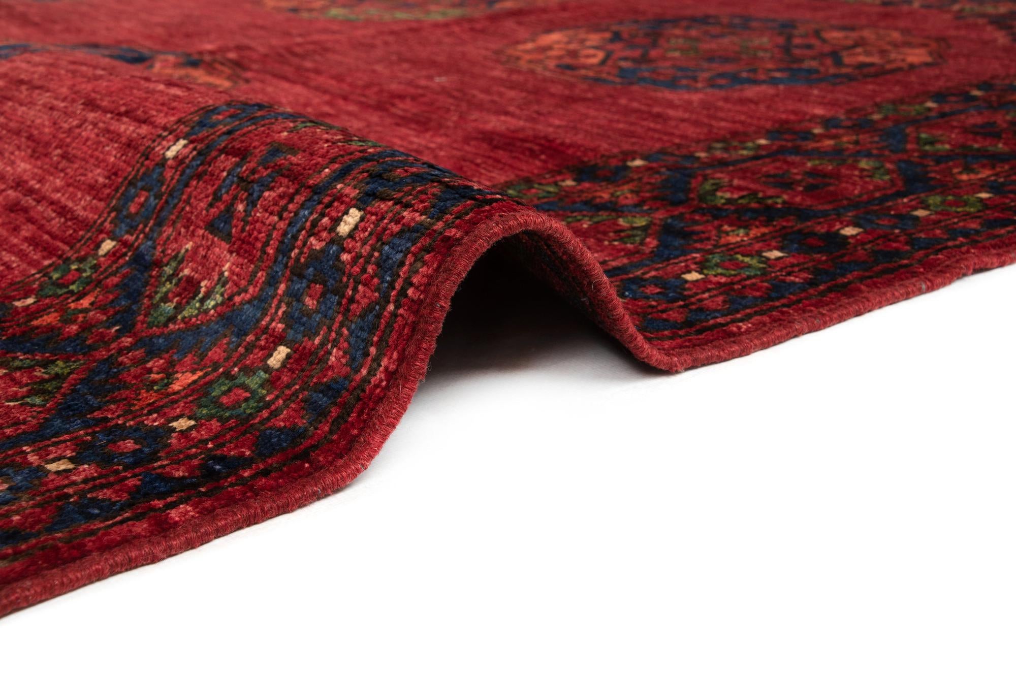 5' x 7' Ersari Afghan Wool Rug