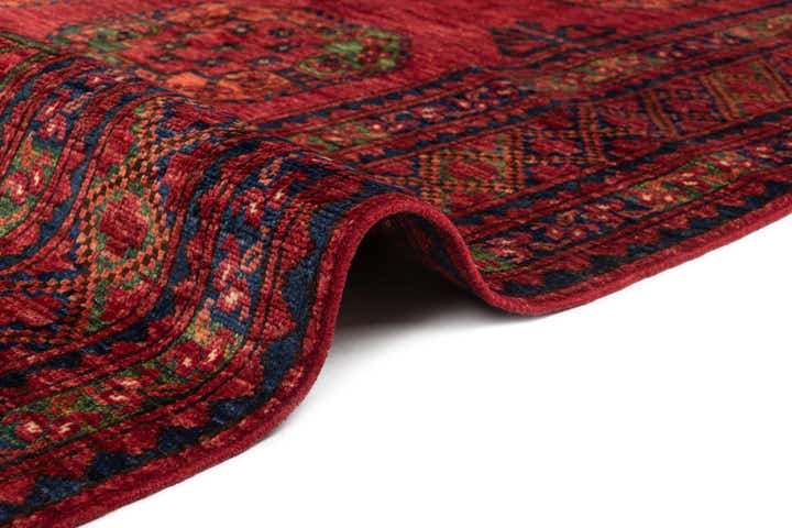 6' 9 x 9' 9 Ersari Afghan Wool Rug