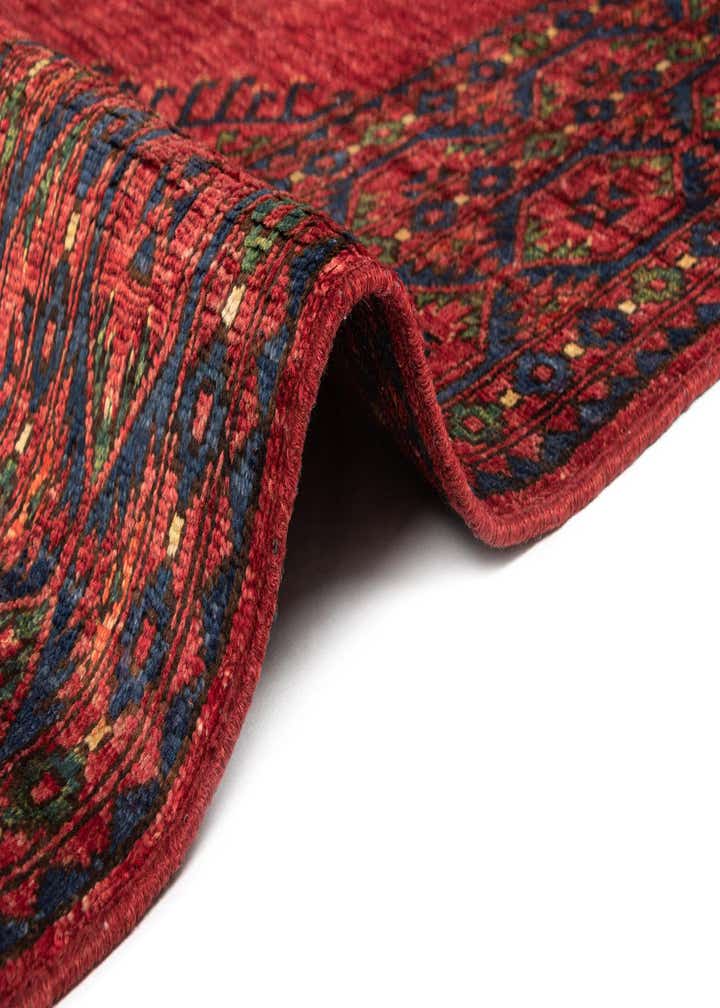 7' 2 x 10' 8 Ersari Afghan Wool Rug