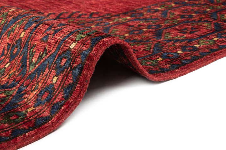 7' 2 x 10' 8 Ersari Afghan Wool Rug