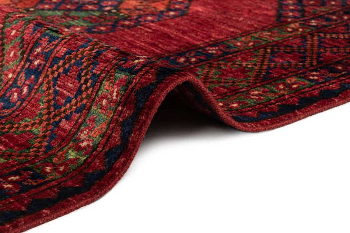 5' 10 x 8' Ersari Afghan Wool Rug