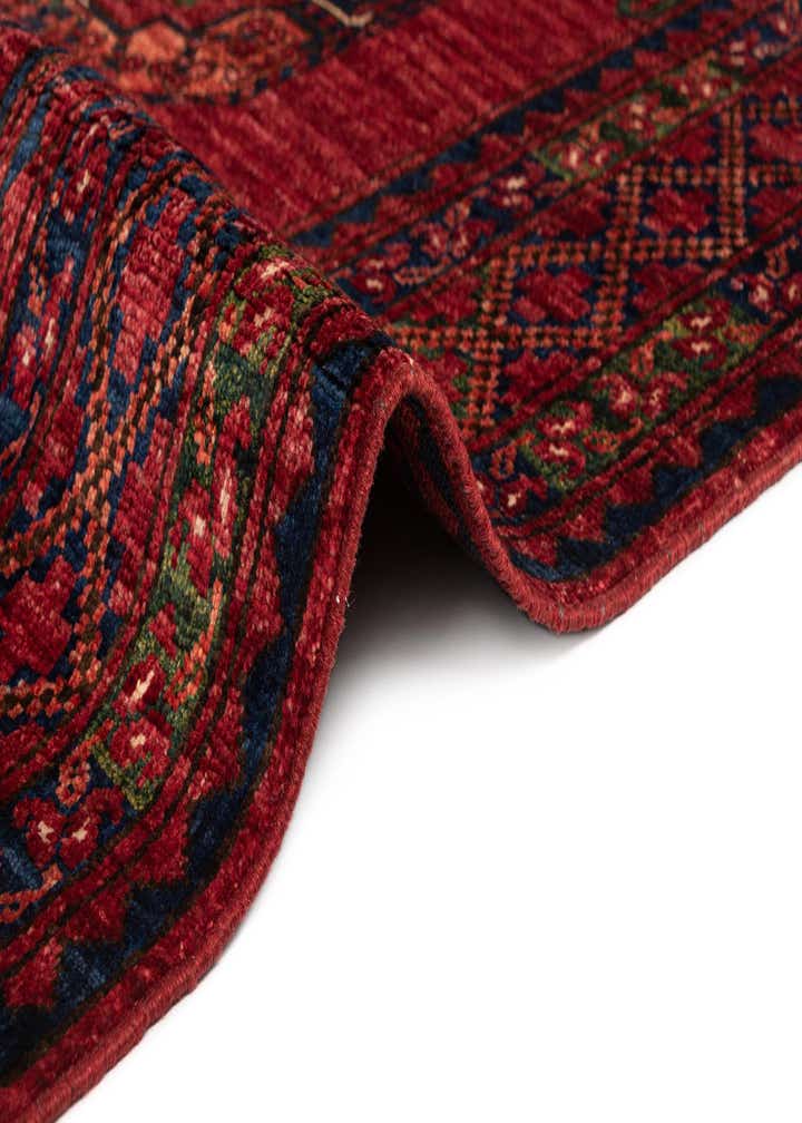 5' 9 x 7' 9 Ersari Afghan Wool Rug