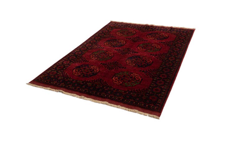 Detail image of 5' 9 x 7' 10 Ersari Afghan Wool Rug