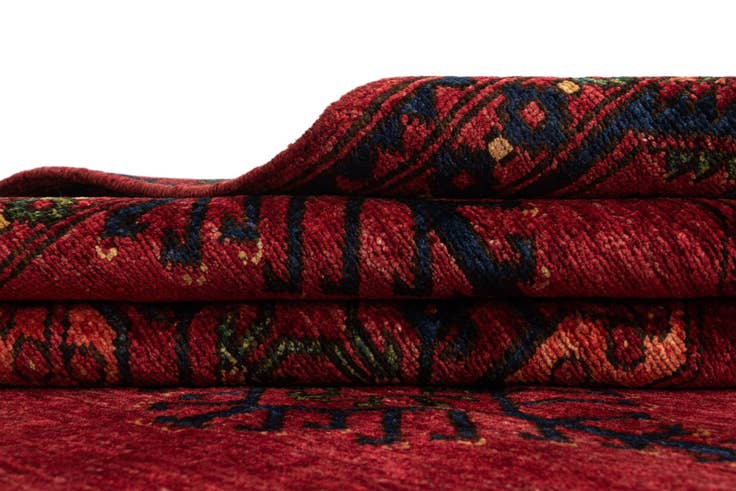 Detail image of 5' 9 x 7' 10 Ersari Afghan Wool Rug
