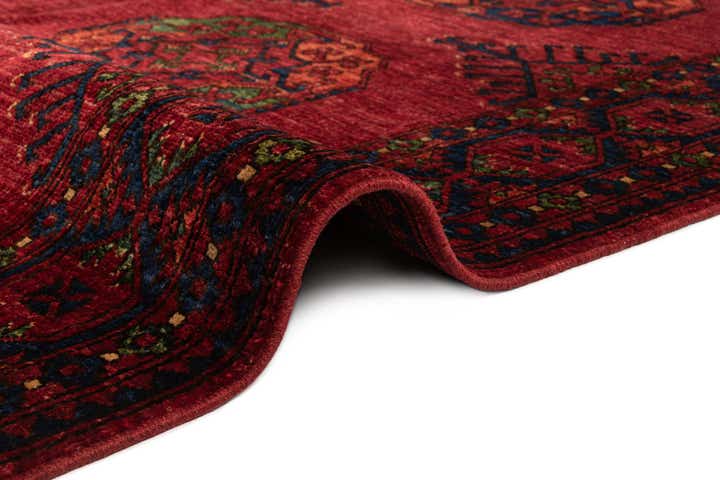 5' 9 x 7' 10 Ersari Afghan Wool Rug